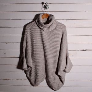 Soft & Cozy Oversized Cowl Neck Poncho